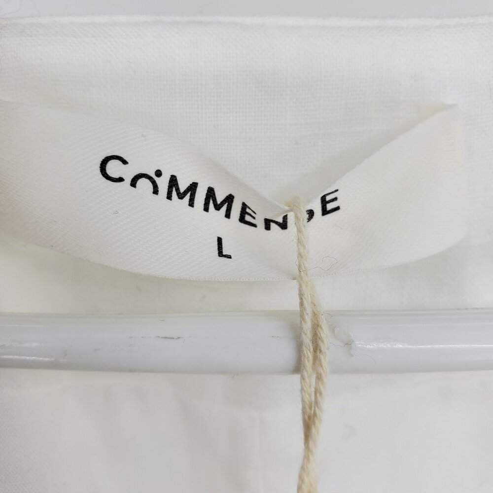 NWT Commense‎ Cotton Linen Blend Button Boho Beac… - image 3